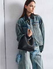 Charles & Ke*th - Chance Turn-Lock Bucket Bag - Black