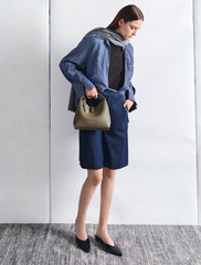 Charles & Ke*th - Chance Turn-Lock Bucket Bag - Deep Olive