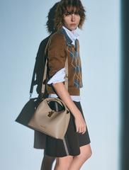 Charles & Ke*th - Chance Turn-Lock Bucket Bag - Taupe