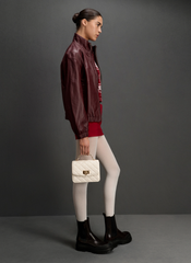 Charles & Ke*th - Cressida Quilted Top Handle Bag With Bag Charms - Gift Box - Cream