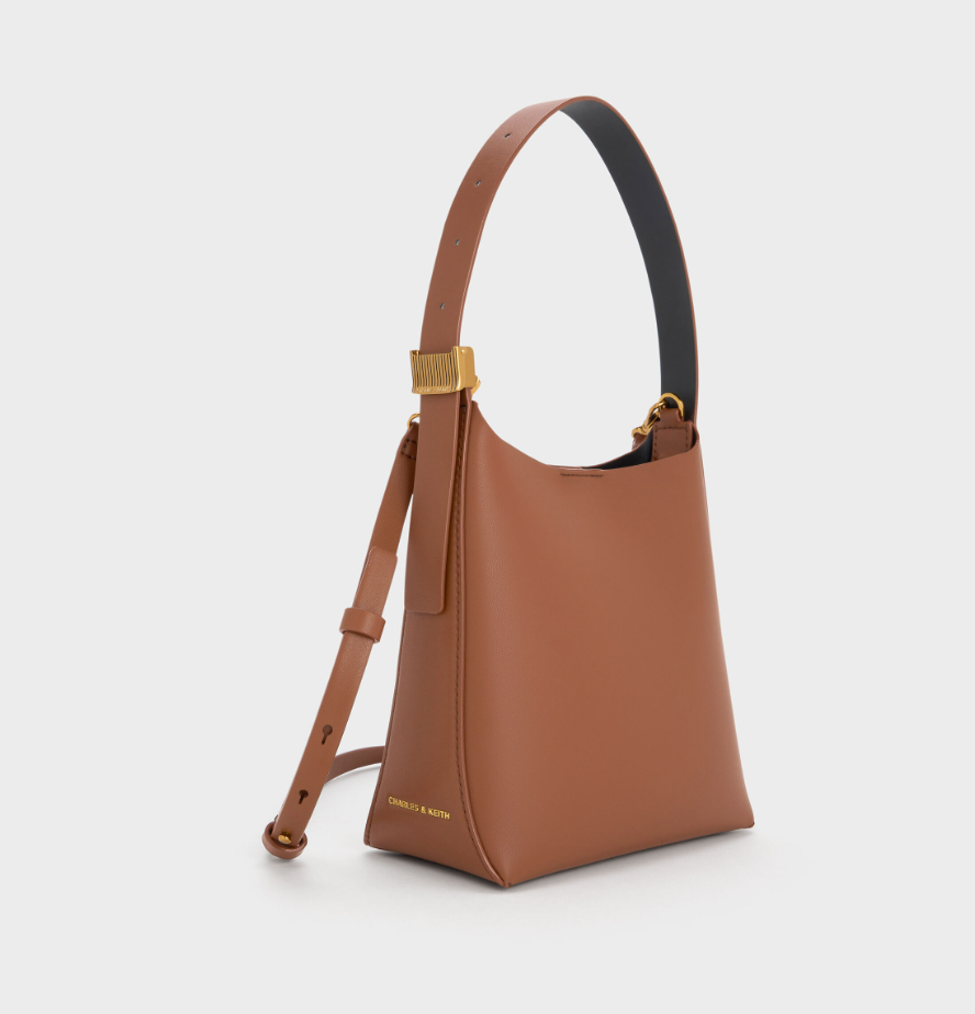 Charles & Ke*th - Edna Bucket Bag - Chocolate
