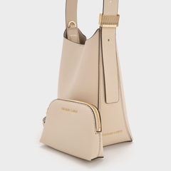 Charles & Ke*th - Edna Bucket Bag - Oat