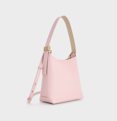 Charles & Ke*th - Edna Bucket Bag - Cotton Candy Pink