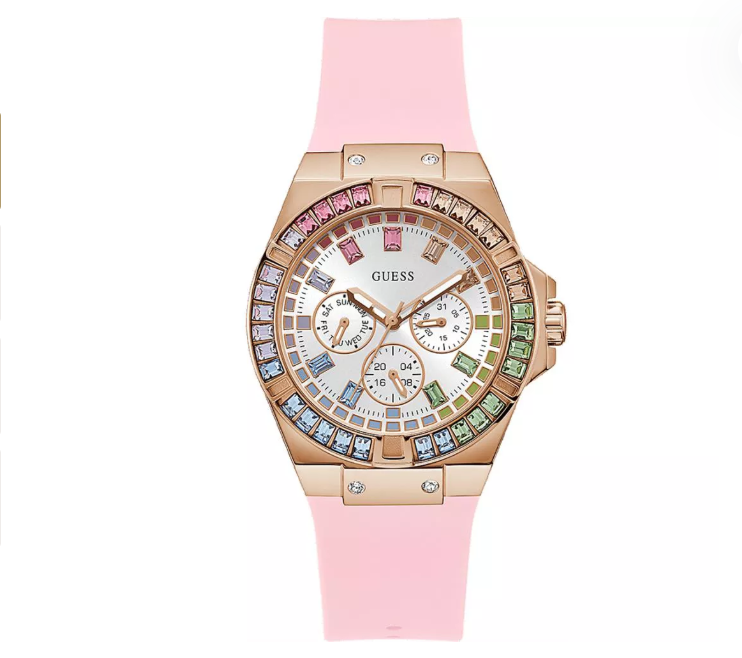 GU*SS - Limelight Pink Silicone Watch - GW0541L2