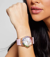 GU*SS - Limelight Pink Silicone Watch - GW0541L2