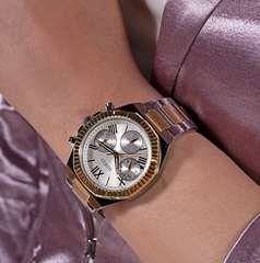 GU*SS - Ladies 2-Tone Multi-function Watch - GW0769L3