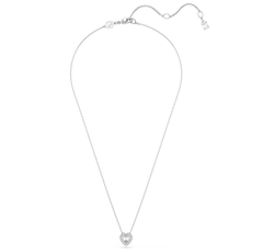 Swar*vski - Ari*na Gr*nde  pendant Mixed cuts, Heart, White, Rhodium plated - 5720852