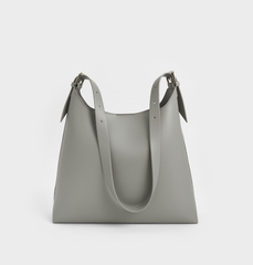 Charles & Ke*th - Hertha Trapeze Slouchy Hobo Bag - Gray