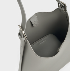 Charles & Ke*th - Hertha Trapeze Slouchy Hobo Bag - Gray