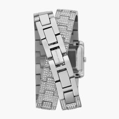 Michael K*rs - Emery Pave Double Wrap Crystals Dial Watch - MK4836