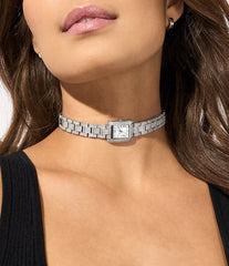 Michael K*rs - Emery Pave Double Wrap Crystals Dial Watch - MK4836