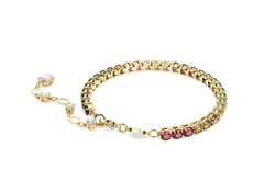 Swar*vski - Matrix Tennis bracelet Round cut, Multicolored - 5685691