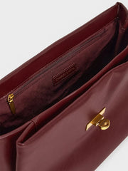 Charles & Ke*th - Kerry Top Handle Satchel Bag - Mulberry Plum