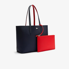 Lacost* - Anna Reversible Tote with Pouch - Black/Red (AD-Sep)