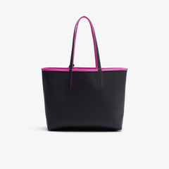 Lacost* - Anna Reversible Tote with Pouch - Black Malva (AD-Sep)