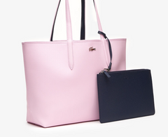 Lacost* - *nna R*versible Perforated Tote Bag - Black\Pink