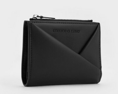 Charles & Ke*th - Midori Geometric Top-Zip Wallet - Brown