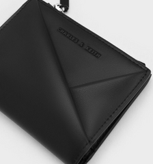 Charles & Ke*th - Midori Geometric Top-Zip Wallet - Brown