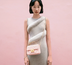 Charles & Ke*th -Quilted top-handle bag - Black (AD-Sep) with Gift