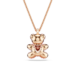 Swar*vski - Teddy pendant Bear, Pink, Rose gold-tone plated - 5642976