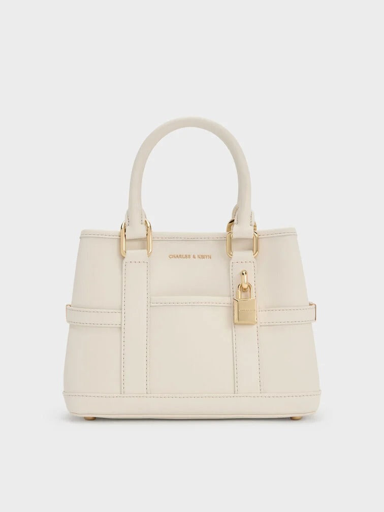 Charles & Ke*th - Mini Scottie Tote Bag - Cream