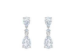 Swar*vski - Palace rhodium-plated earrings 5512393