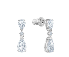Swar*vski - Palace rhodium-plated earrings 5512393