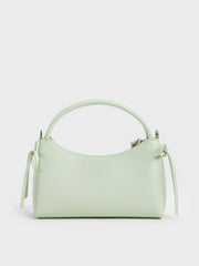 Charles & Ke*th - Hazel Bow Top Handle Bag - Mint Green