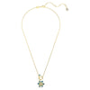 Swar*vski - Idyllia pendant Mixed cuts, Flower, Blue, Gold-tone plated - 5709029