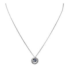 Swar*vski - Generation Blue Crystals Pendant in Rhodium - 5289028