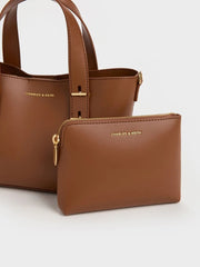 Charles & Ke*th - Mini Shania Tote Bag - Chocolate