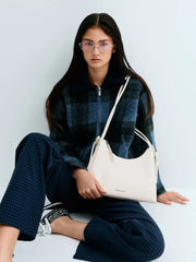 Charles & Ke*th - Hazel Bow Hobo Bag - Cream