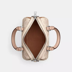 C*ACH - Mini Rowa* Crossbody Bag In Blocked Signature Canvas