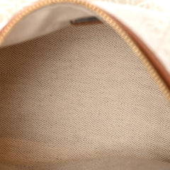 LOEW* - Jacquar* Anagra* Calfskin Small Cubi Bag Ecru Tan