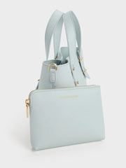 Charles & Ke*th - Mini Shania Tote Bag - Sea Salt Blue