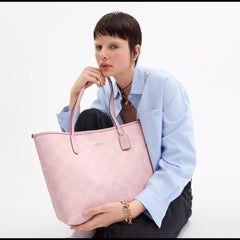 C*ACH - Cit* Tote Bag - Pink