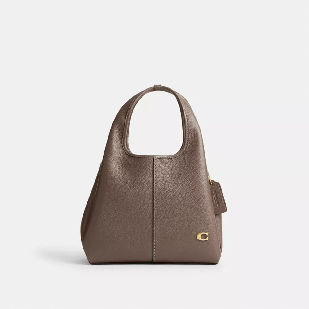 C*ACH - Lan* Shoulder Bag 23 - Brass/Dark Stone