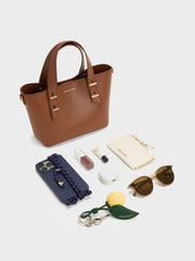 Charles & Ke*th - Mini Shania Tote Bag - Chocolate