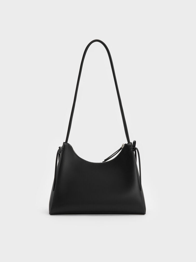 Charles & Ke*th - Hazel Bow Hobo Bag - Noir