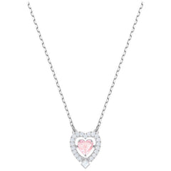 Swar*vski - Sparkling Dance Heart Necklace rhodium-plated - 5465284