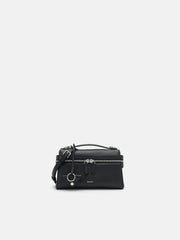 PEDR*  Alyssa Leather Shoulder Bag - Black