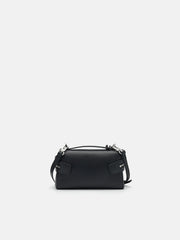PEDR*  Alyssa Leather Shoulder Bag - Black