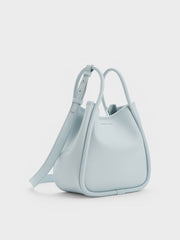 Charles & Ke*th -  Mini Lyla Tubular Tote Bag - Sea Salt Blue