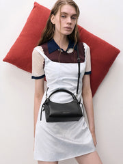 Charles & Ke*th - Hazel Bow Top Handle Bag - Noir