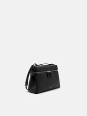 PEDR*  Alyssa Leather Backpack - Black