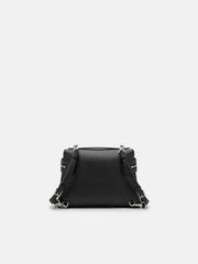 PEDR*  Alyssa Leather Backpack - Black