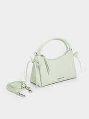 Charles & Ke*th - Hazel Bow Top Handle Bag - Mint Green