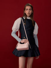 Charles & Ke*th - Hazel Bow Top Handle Bag - Soft Pink