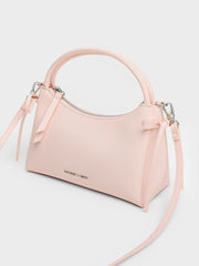 Charles & Ke*th - Hazel Bow Top Handle Bag - Soft Pink