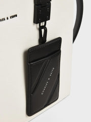 Charles & Ke*th - Cameron Double Top Handle Bag - White